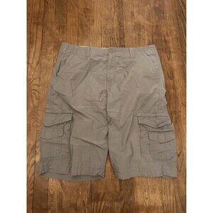 Roebuck and Co Cargo Shorts Size 34 Gray Utility Hiking Outdoor